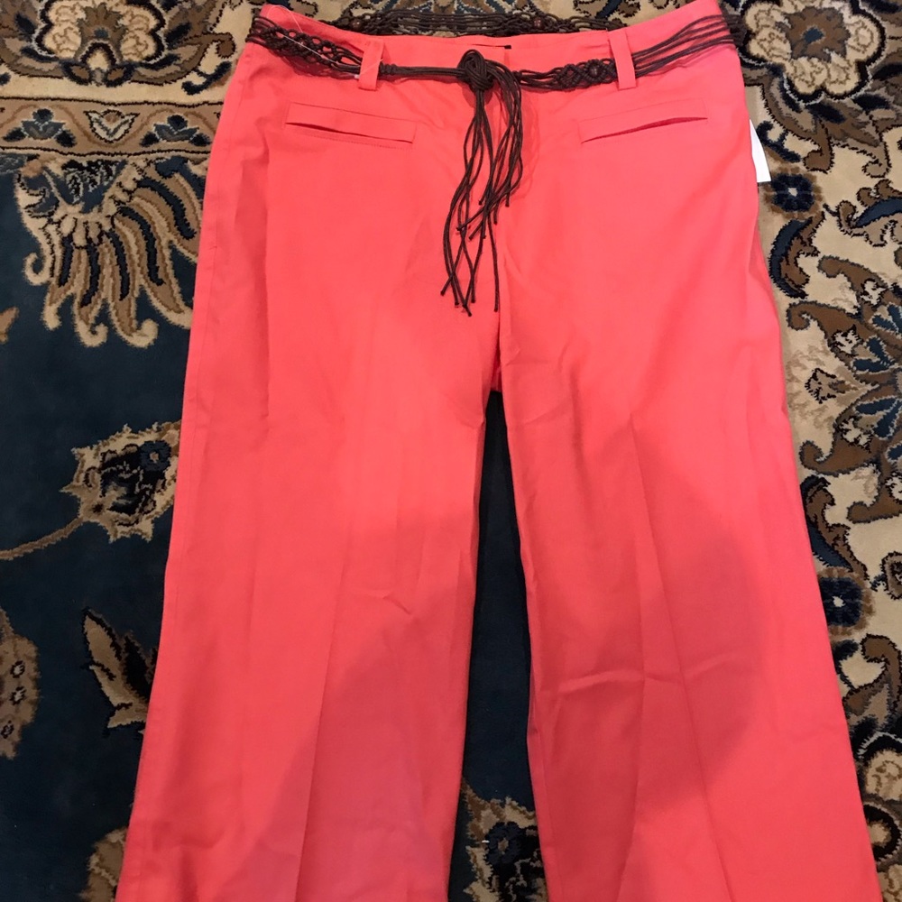 New with tags - belted, size 14 capri’s.